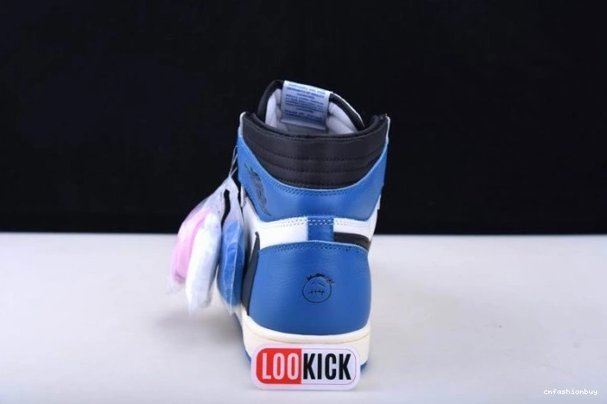 DH3227-105 and Blue Jordan 1 Air Scott Travis White 1105